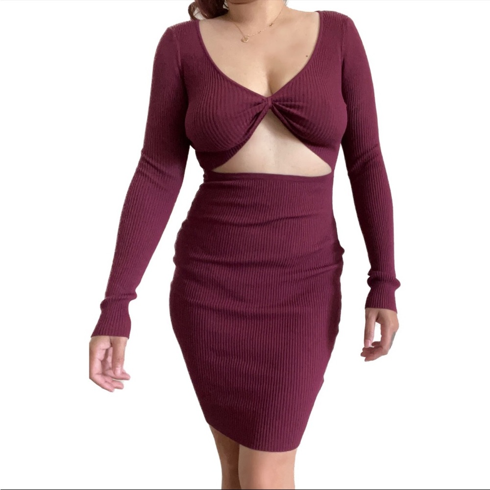Women Dress Maroon